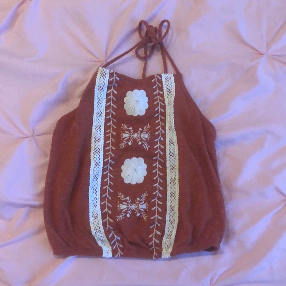 halter crop top